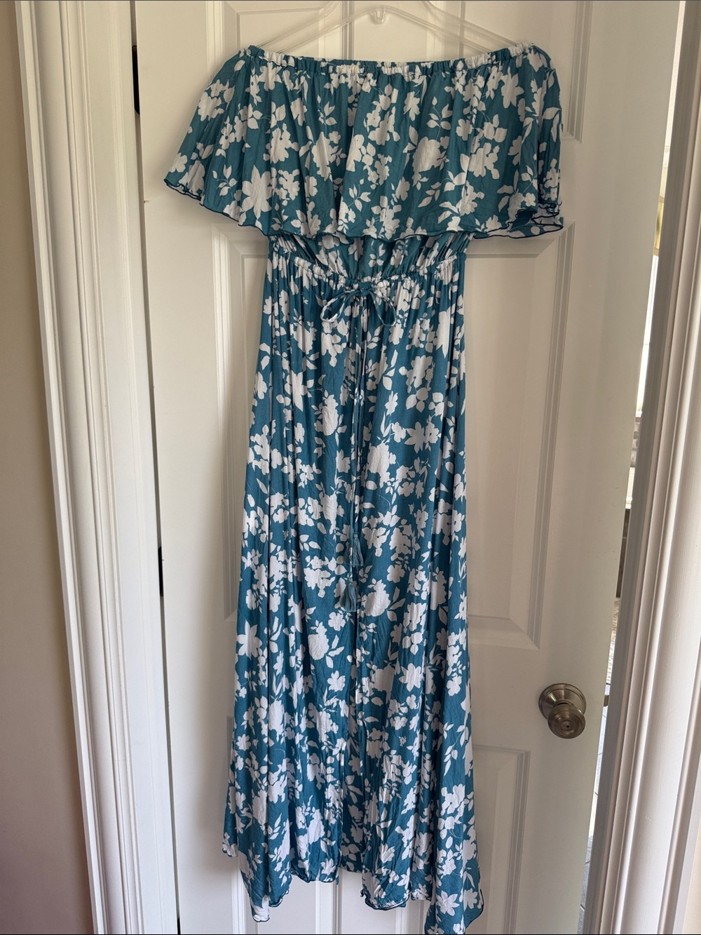 Tiare Hawaii Strapless floral Maxi Dress O/S